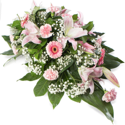 Single Ended Spray SYM-303 | Heywood Florists | Heywood | Flower Delivery - Same Day Funeral Tributes Flowers Deliverd In Heywood From Heywood Florist