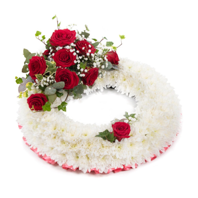 Wreath SYM-314 | Heywood Florists | Heywood | Flower Delivery - Same Day Funeral Tributes Flowers Deliverd In Heywood From Heywood Florist